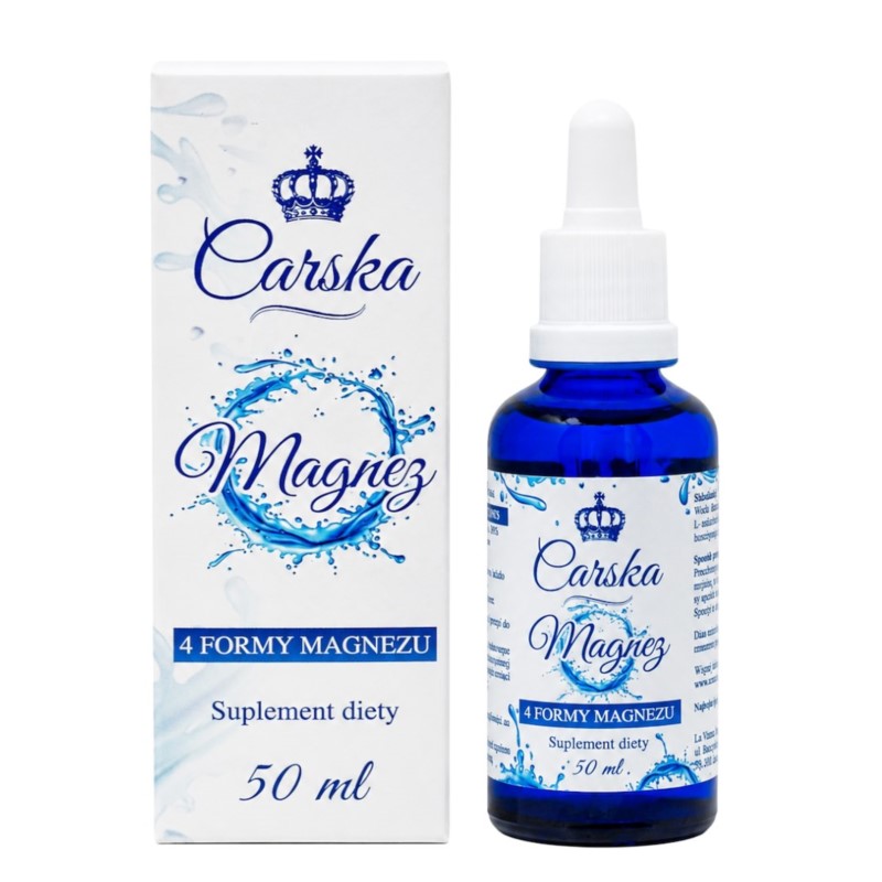 Carska Magnez 4 formy 50 ml krople Carska Magnez 4 formy 50 ml krople