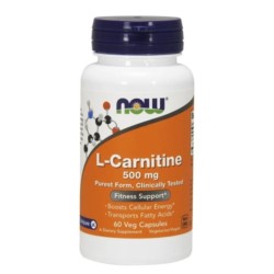 Now Foods L- carnitine 500 mg 60 kap