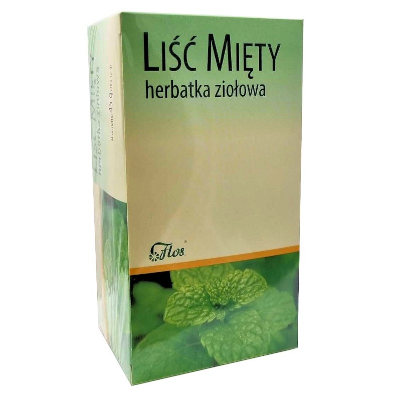 Flos Mięta Liść herbatka ziołowa 45 g 30x1,5g Flos Mięta Liść herbatka ziołowa 45 g 30x1,5g
