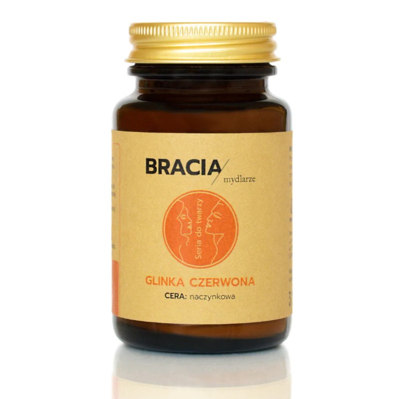 Bracia Mydlarze Glinka Czerwona 75 ml Bracia Mydlarze Glinka Czerwona 75 ml