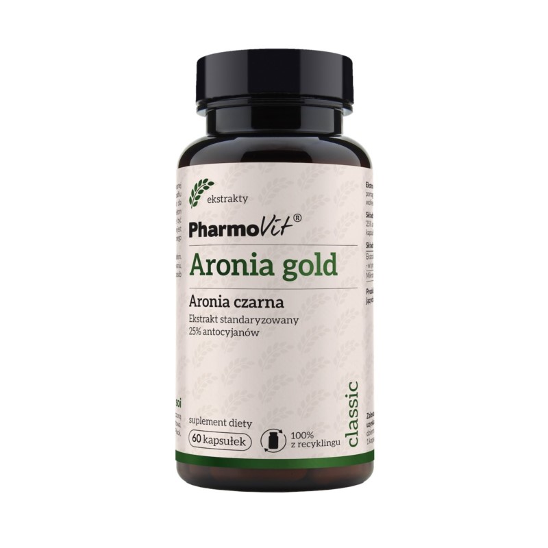 Pharmovit Aronia Gold Aronia Czarna 60 k Pharmovit Aronia Gold Aronia Czarna 60 k