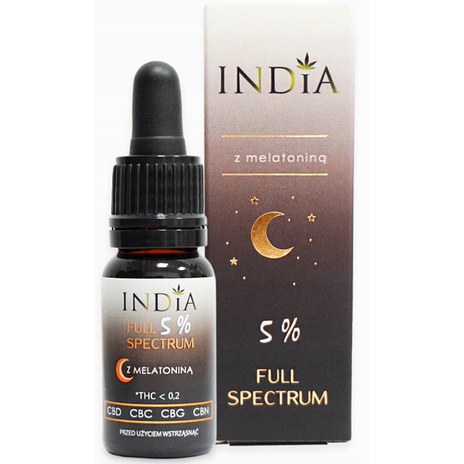 Olejek Full Spectrum 5% z melatoniną 10 ml Olejek Full Spectrum 5% z melatoniną 10 ml