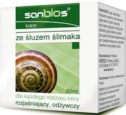 Sanbios Krem Ze Śluzem  Ślimaka 50 ml