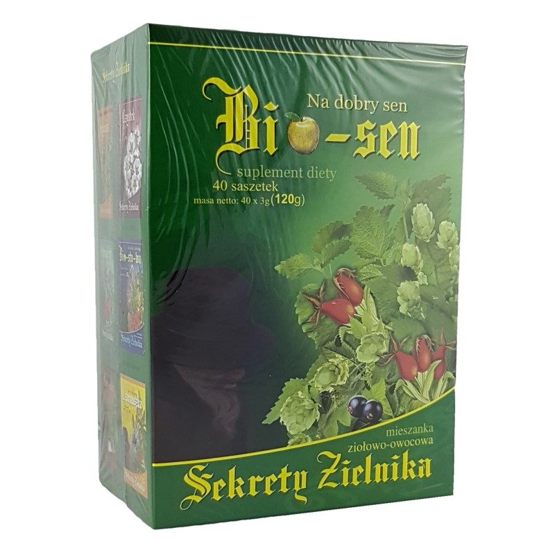 Asz Sekrety Zielnika Bio-Sen 40X3G Sen, Nerwy Asz Sekrety Zielnika Bio-Sen 40X3G Sen, Nerwy