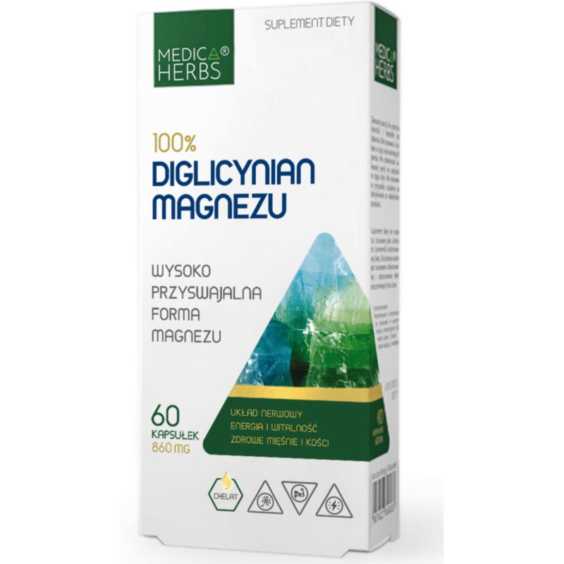Medica Herbs Magnez Cynk Wit. B6 60 k Medica Herbs Magnez Cynk Wit. B6 60 k