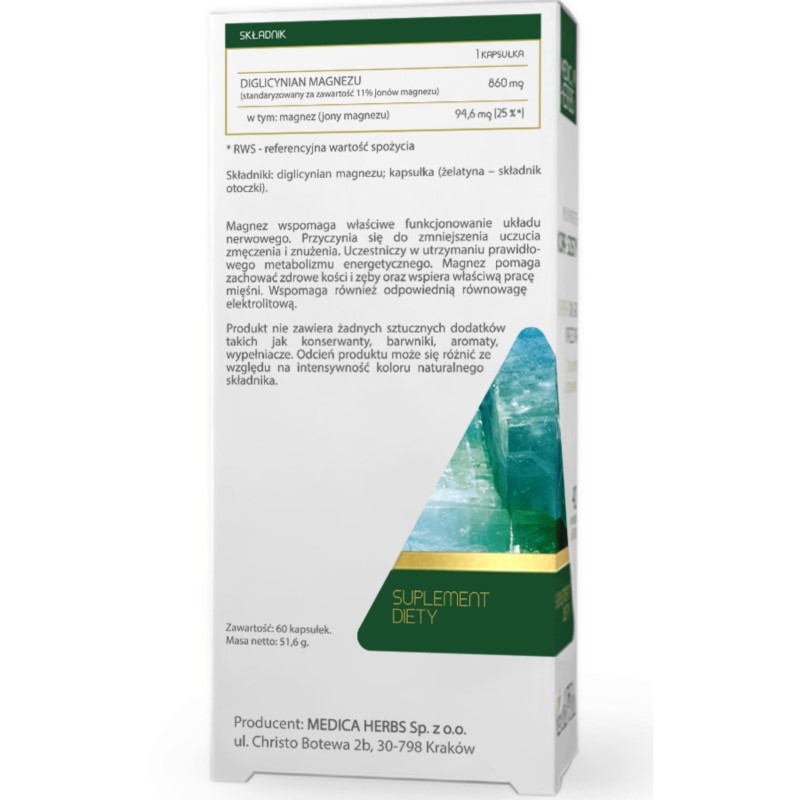 Medica Herbs Magnez Cynk Wit. B6 60 k Medica Herbs Magnez Cynk Wit. B6 60 k