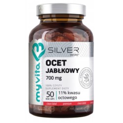 Myvita Silver Ocet jabłkowy 700 mg 50 k