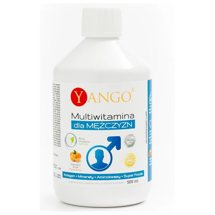Yango Multiwitamina Dla Mężczyzn 500 Ml Yango Multiwitamina Dla Mężczyzn 500 Ml
