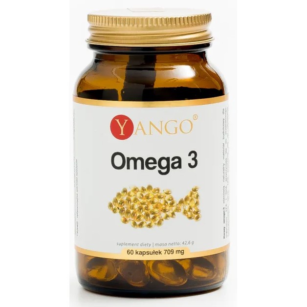 Yango Omega 3 Kwasy Tłuszczowe 709 mg 60 K Yango Omega 3 Kwasy Tłuszczowe 709 mg 60 K