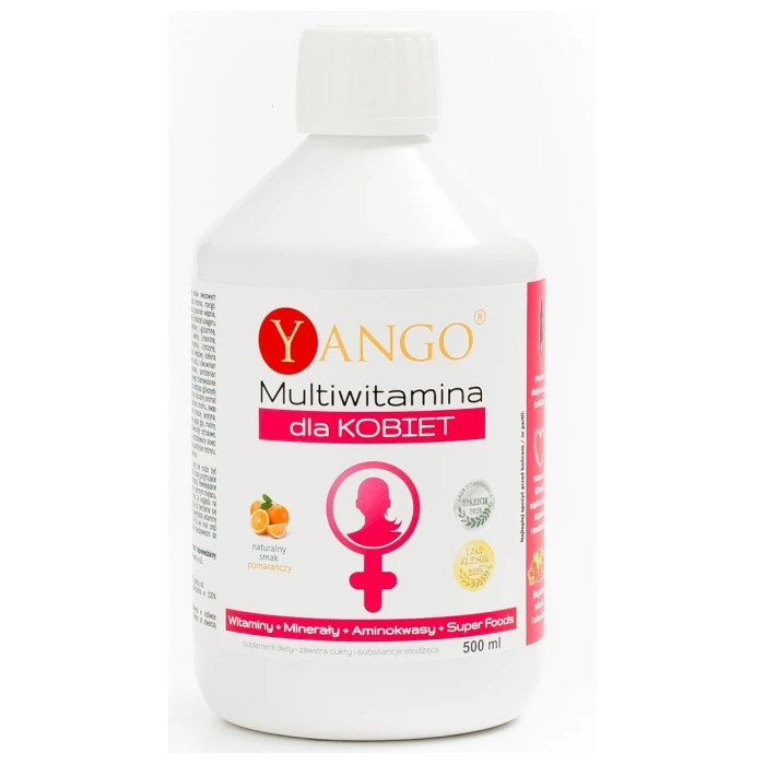 Yango Multiwitamina dla kobiet 500ml Yango Multiwitamina dla kobiet 500ml