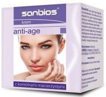 Sanbios Krem Anti-Age 50 ml Uelastycznia I Nawilża
