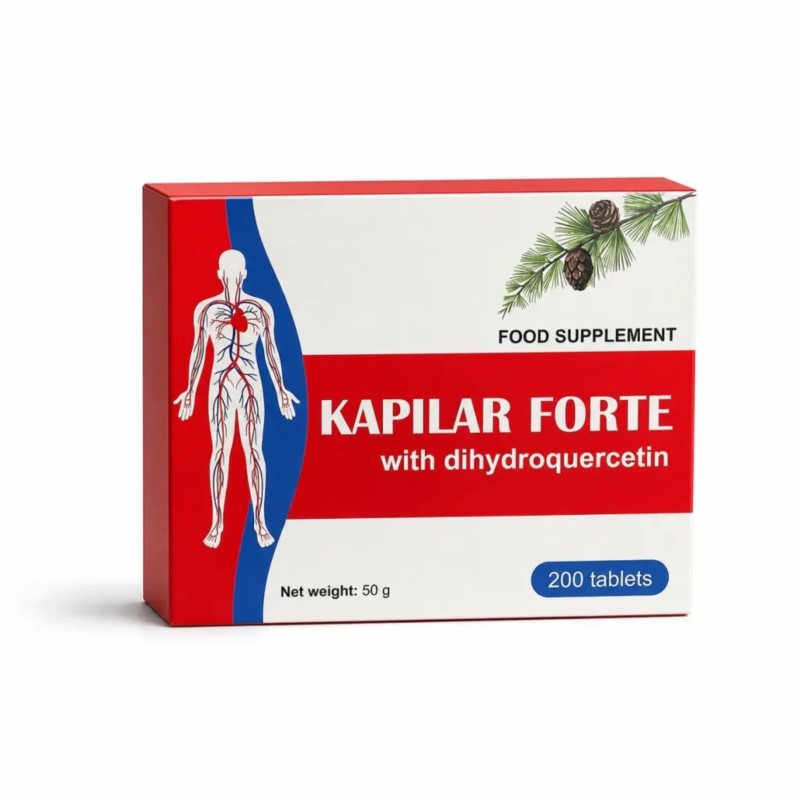 Kapilar Forte z dihydrokwercetyną 200 tabletek Kapilar Forte z dihydrokwercetyną 200 tabletek