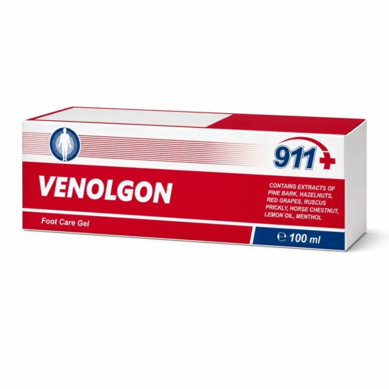 911 Venolgon Maść na żylaki pajączki 100 ml 911 Venolgon Maść na żylaki pajączki 100 ml