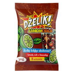 Dżelik! LIMONCOLA Żelki lekko słodzoone cola