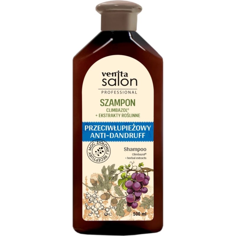 Venita SALON Szampon Przeciwłupieżowy 500 ml Venita SALON Szampon Przeciwłupieżowy 500 ml