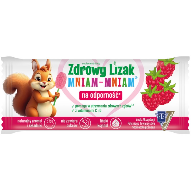 Starpharma Zdrowy Lizak Mniam Mniam 6G Malina