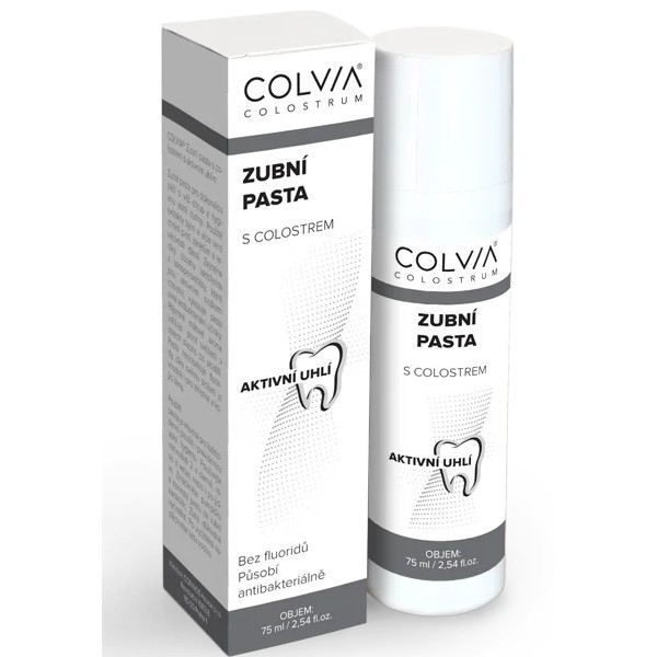 COLVIA Pasta do zębów z colostrum i węglem aktywny COLVIA Pasta do zębów z colostrum i węglem aktywny