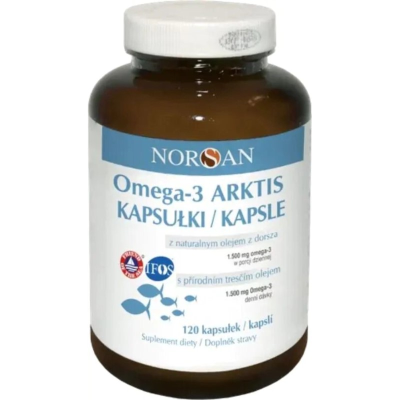 Norsan Omega 3 ARKTIS 120 kapsułek Norsan Omega 3 ARKTIS 120 kapsułek