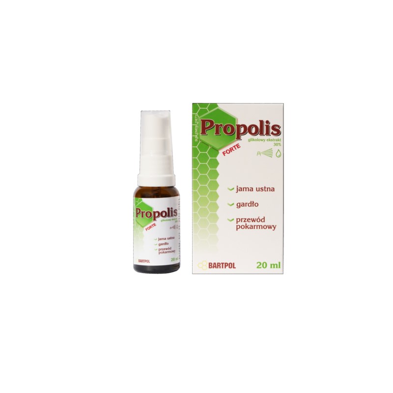 Bartpol Propolis Forte Extrakt Glikolowy 30% 20 ml Bartpol Propolis Forte Extrakt Glikolowy 30% 20 ml