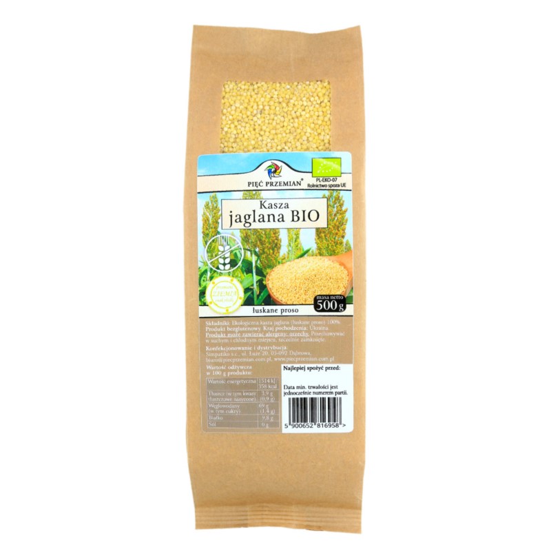Pięć Przemian Kasza Jaglana Bio 500 g