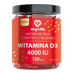 Myvita Żelki Naturalne Witamina D 4000 120 szt.