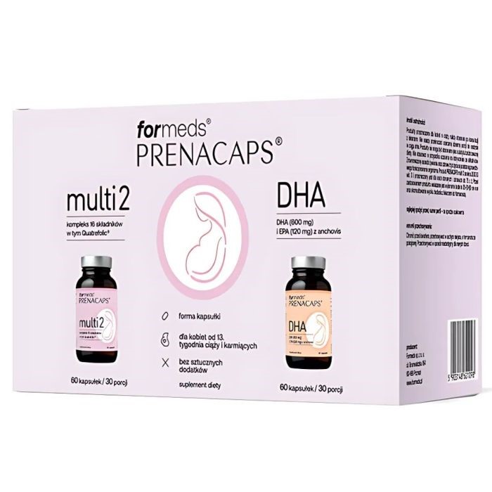 Formeds Prenacaps Zestaw Multi 2 DHA 2x60 Formeds Prenacaps Zestaw Multi 2 DHA 2x60
