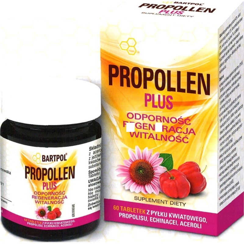 Bartpol Propollen Plus 60 tab odporość regeneracja
