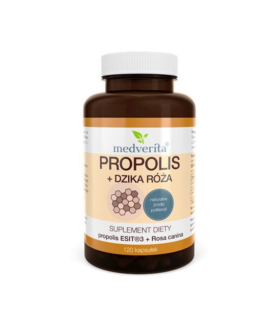 Medverita Propolis Dzika Róża 120 kap