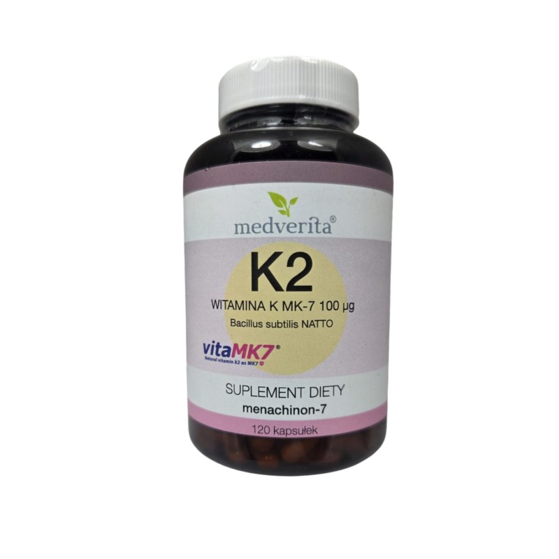 Medverita Witamina K2 MK7 100ug 120 K