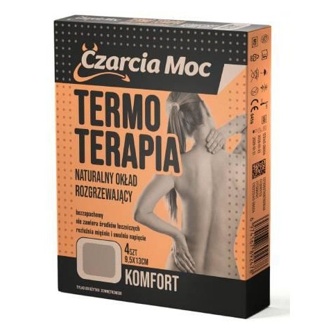 Czarcia Moc Termo terapia Okład rozgrzewający 4szt