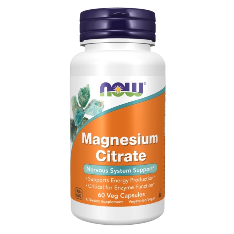 Now Foods Magnesium Citrate 60 kapsułek