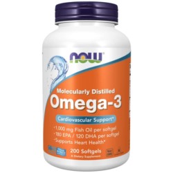 Now Foods Omega-3 Fish Oil 1000 Mg 200 k