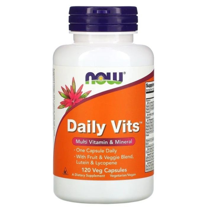 Now Foods Daily Vits 120 k witaminy minerały