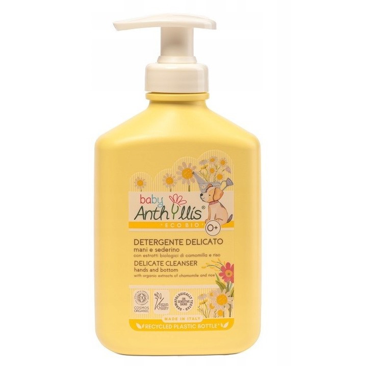 Baby Anthyllis BIO Płyn do mycia twarzy rąk 300 ml Baby Anthyllis BIO Płyn do mycia twarzy rąk 300 ml