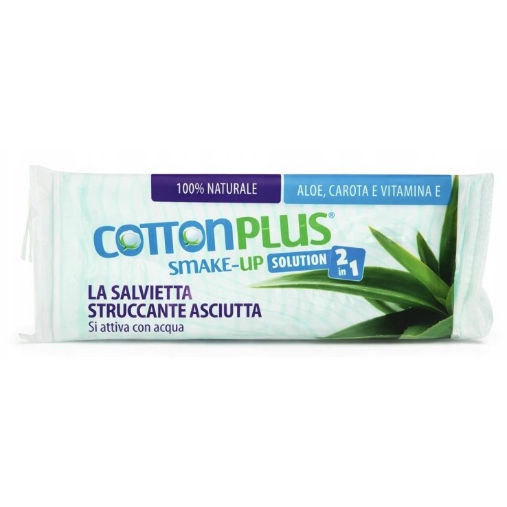 Cotton PLUS 2w1 Płatki kosmetyczne demakijaż 60szt Cotton PLUS 2w1 Płatki kosmetyczne demakijaż 60szt