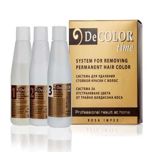 DeColor Time Zestaw do dekoloryzacji włosów 3x110 DeColor Time Zestaw do dekoloryzacji włosów 3x110