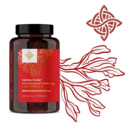 Herba Pure Astaksantyna 4 mg + witamina E 30 k