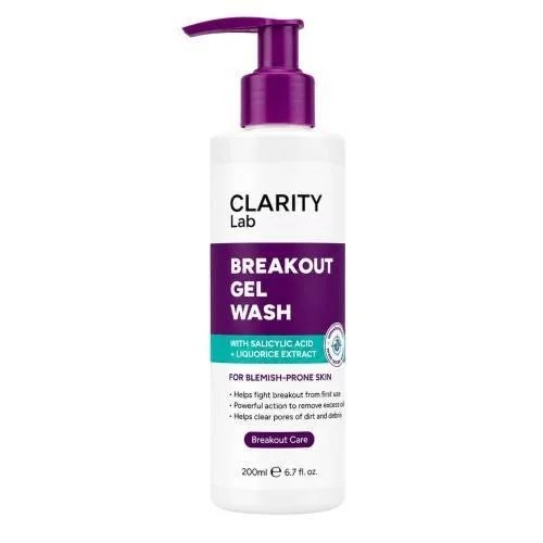 Clariy Lab Żel do twarzy Breakout Wash 200 ml
