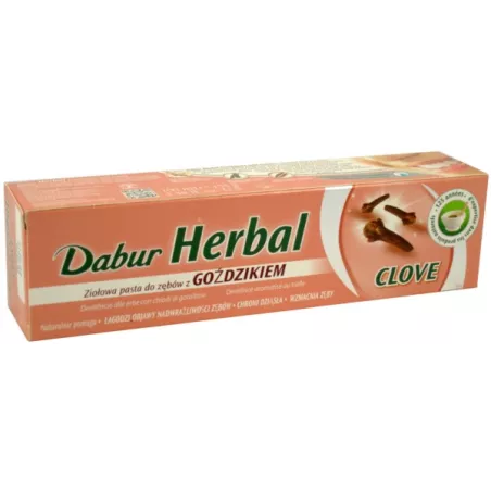 DABUR HERBAL PASTA DO ZĘBÓW Z GOŹDZIKIEM100ML/155G