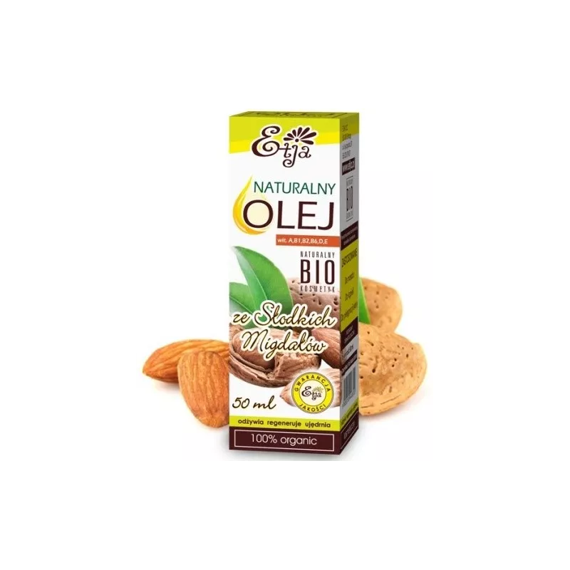 ETJA OLEJ ZE SŁODKICH MIGDAŁÓW BIO 50ML