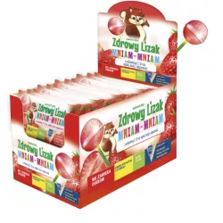 ZDROWY LIZAK MNIAM MNIAM 6G TRUSKAWKA