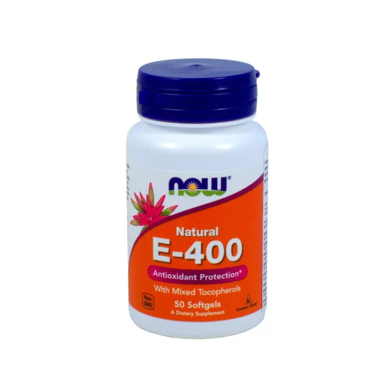 NOW FOODS WITAMINA E-400 50 TABL.