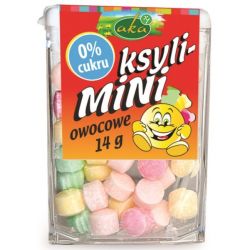 AKA KSYLI-MINI OWOCOWE 0% CUKRU 14G