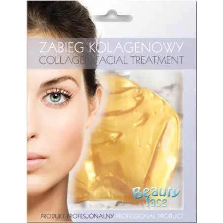 BEUTY FACE MASKA PRZECIWZMARSZCZKOWA ZE ZŁOTEM