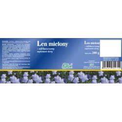 FLOS LEN MIELONY ODTŁUSZCZONY 200G