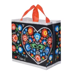 TORBA Z PP ESY-FLORESY SERCE CZARNA TORBA Z PP ESY-FLORESY SERCE CZARNA