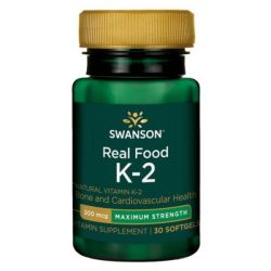 SWANSON WITAMINA K2 NATURALNA 200MCG 30 KAPS. ŻEL.