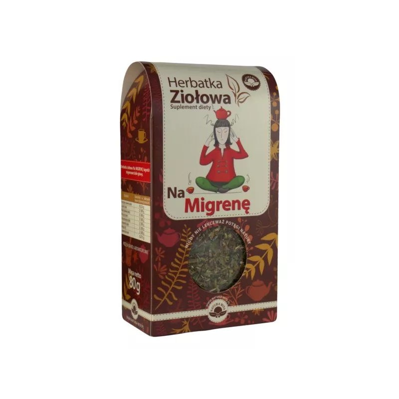 NATURA WITA HERBATA ZIOŁOWA NA MIGRENĘ 80G