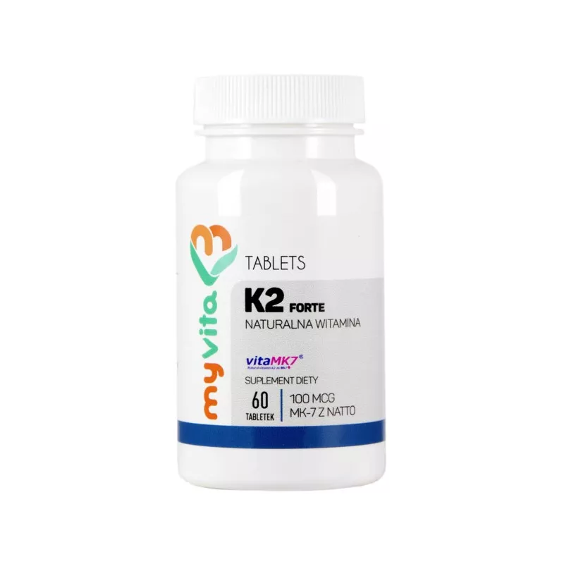 MYVITA WITAMINA K2 MK7 Z NATTO 60 TAB. MYVITA WITAMINA K2 MK7 Z NATTO 60 TAB.
