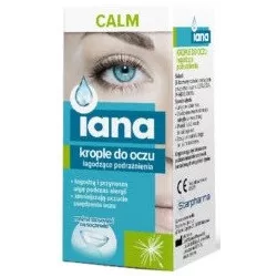 IANA ŁAGODZĄCE KROPLE DO OCZU CALM 10ML IANA ŁAGODZĄCE KROPLE DO OCZU CALM 10ML
